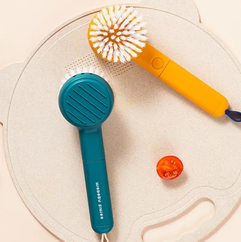 multi use kitchen cleaning brush window cleaning brush for household cleaning with peeler to peel fruits and vegetables