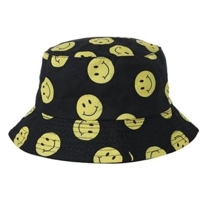 Unisex Reversible Summer Bucket Hat Printed Double Side Wear Sun Beach Fisherman For Hunting Hiking Camping Outdoor Travel