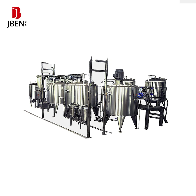 
Complete UHT whole milk processing and packaging machine / almond milk processing plant / coconut milk processing plant 