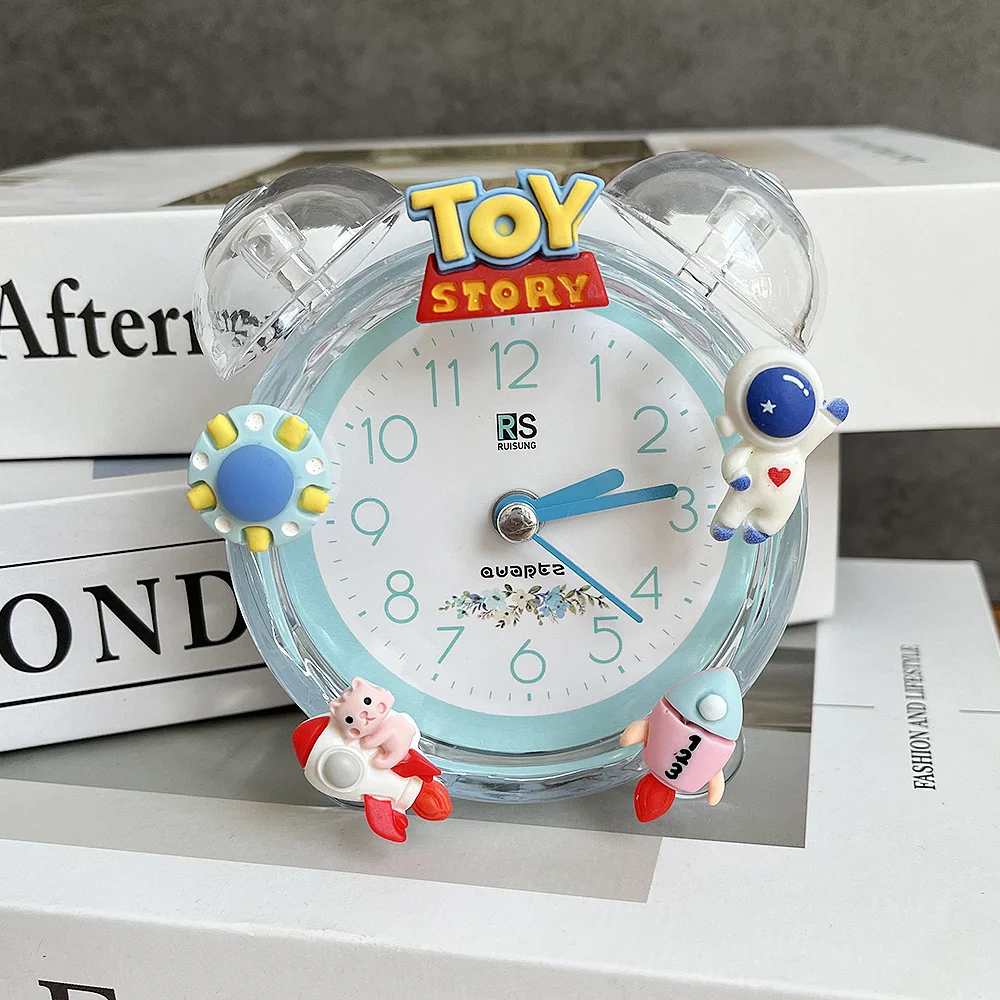 Пользовательские мультфильм офисные милые животные Дети Домашний Будильник Кварцевые часы