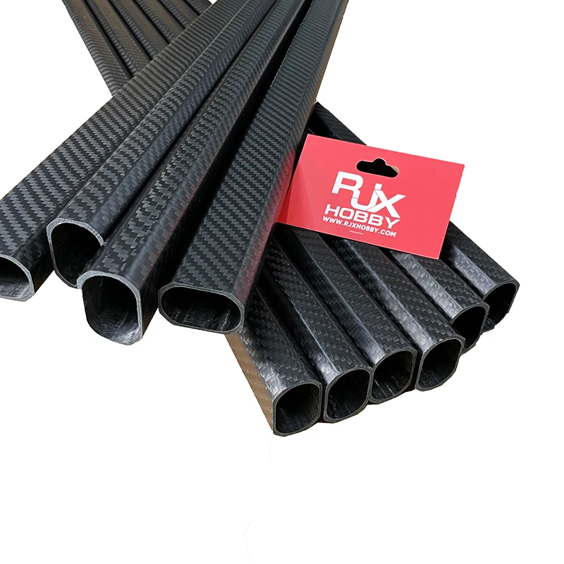 RJX 20mm x 30mm x 1000mm Carbon Tail Boom Octagonal 3K Carbon Fiber Tube