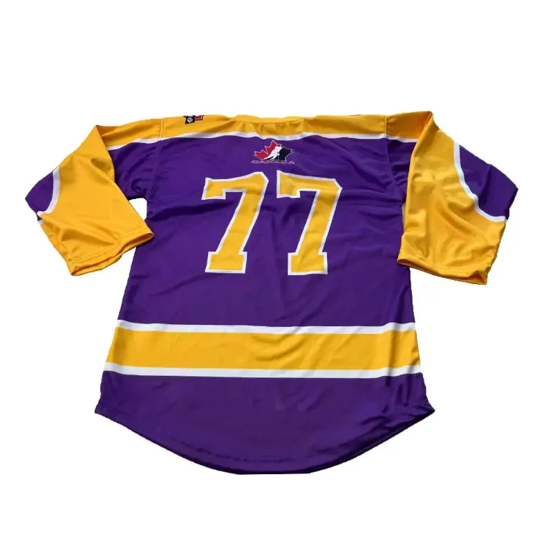 Wholesale custom Small MOQ Team Order KINGS Reverse Retro Sublimated Ice Hockey Jersey