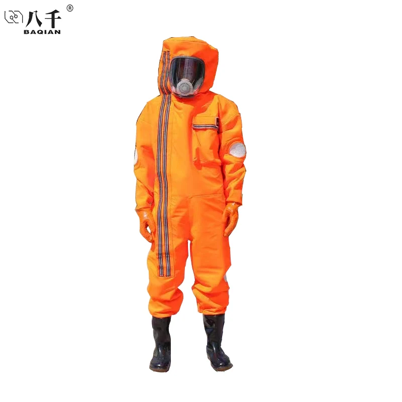Beekeeping Equipment Air Hole PU Leather Wasp Bee Suit with Boots Hornet Clothing Beekeeping Suit