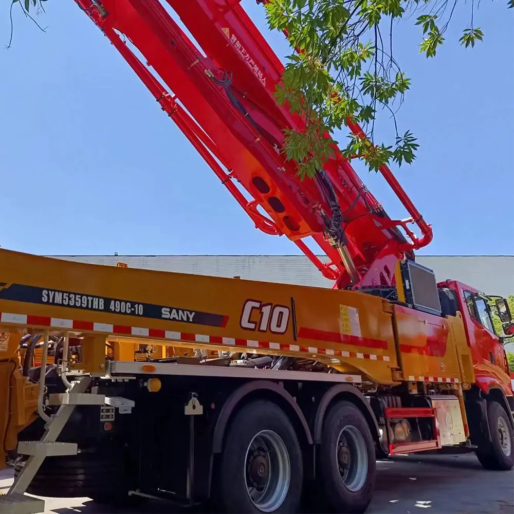 The Best Quality Original 27 Meters Height Used Concrete Pump Used Crane Truck
