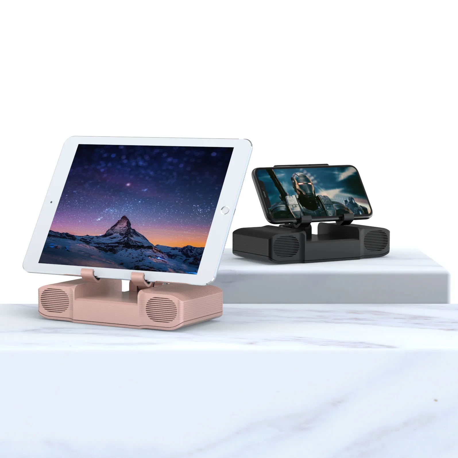 
Quality earphone wholesale speaker with power bank and phone holder 