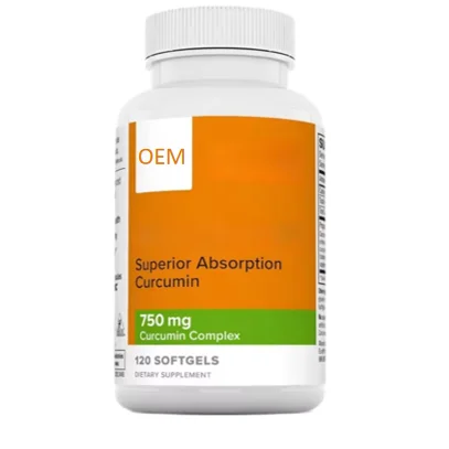 Customized products supplement health enhance joints absorption of Curcumin softgels Capsules