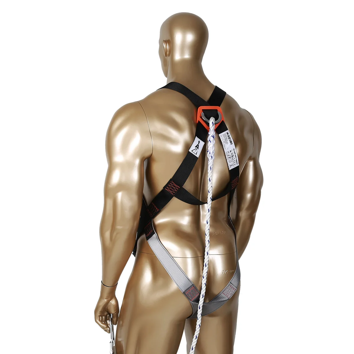 KSEIBI Fall Protection Tools Safety Harness with Lanyard