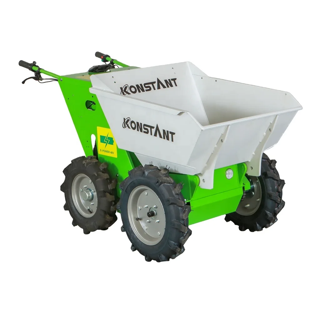 KONSTANT  excavator loaders Preferential Factory Price CE EPA Garden Farm Tractor Electric Mini Dump Truck battery dumper
