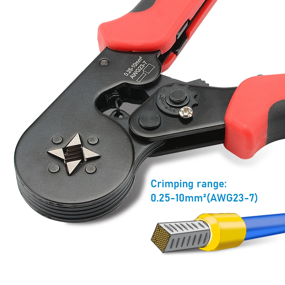 Self-adjustable Wire Crimping Tool Kit With 1200PCS Ferrule Terminals Crimping Kit Wire Stripper Plier Multi Hand Tool