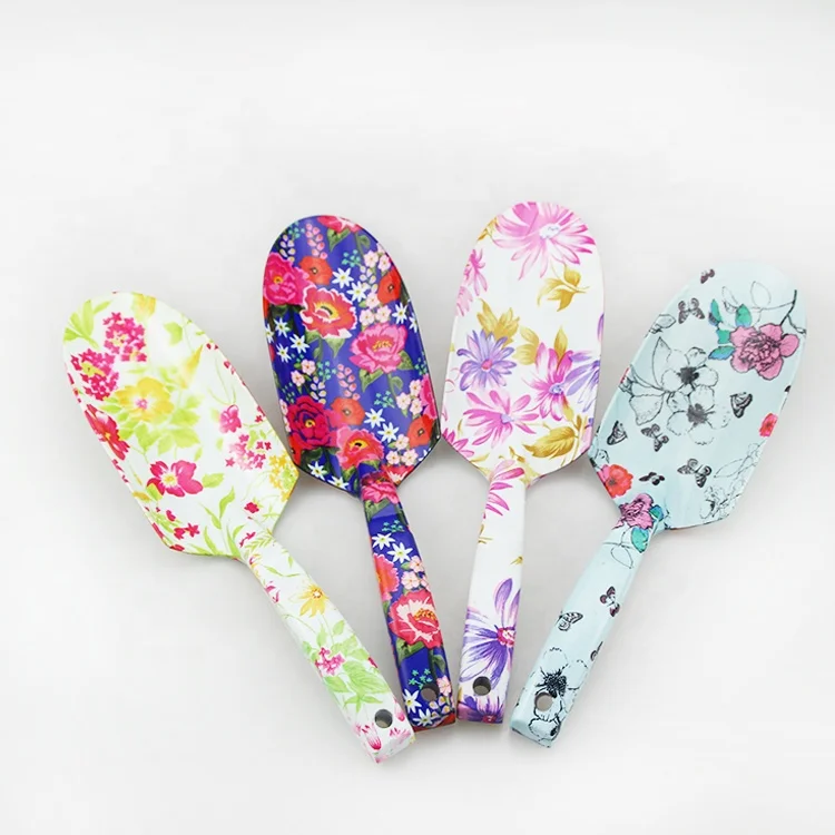 Hot sale aluminium floral printed garden tool set 3 piece tools gardening,printed garden tools