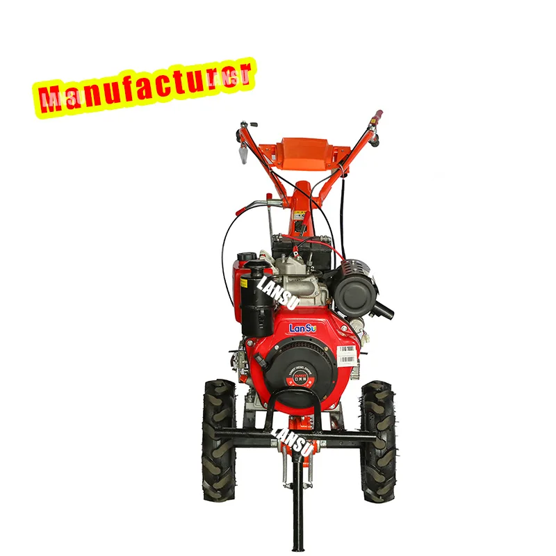 Farm machinery 170 gasoline mini power cultivator tiller with rotary tillage and weeding equipment power tiller mini cultivator