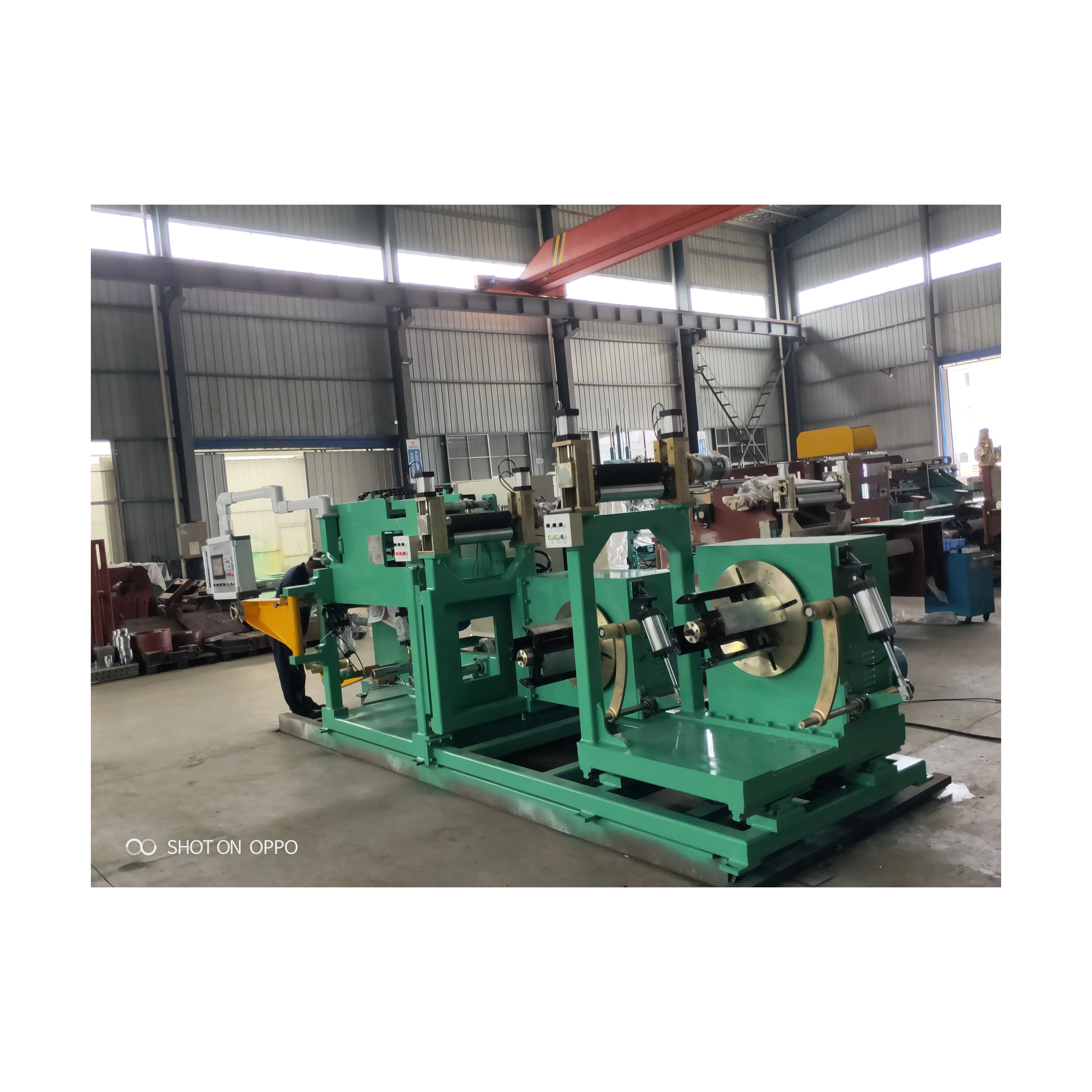 BRJ-600-2 Semi-automatic Good Quality Transformer Low Voltage Coil Winding Machine With Two Uncoiler