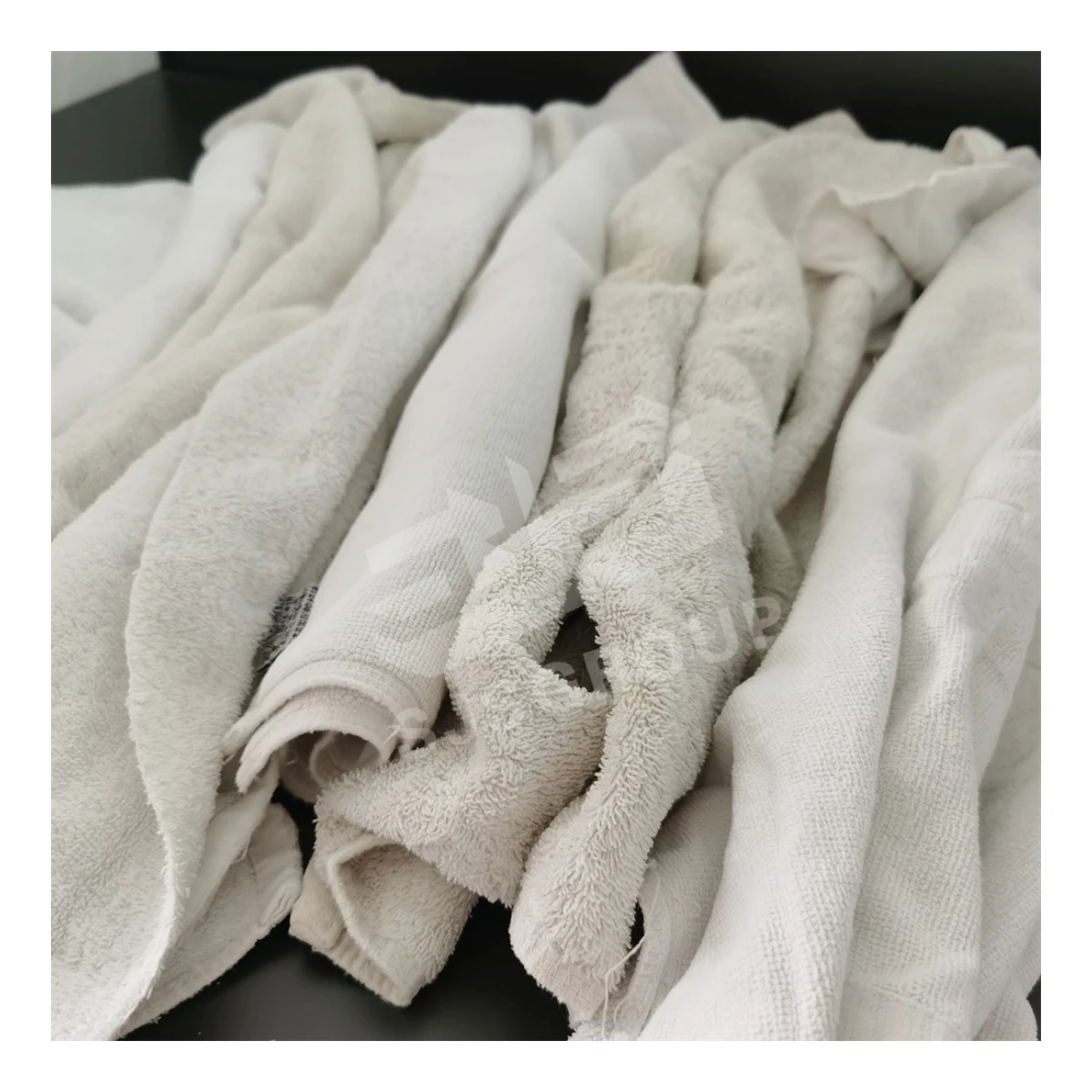 High cotton Non Speckled Lint Cotton White cleaning towel rags Cotton Homes Towels Rags