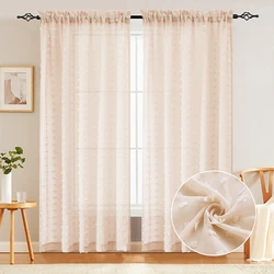 New arrival turkish sheer voile curtains fancy classical gray sheer home curtains for living room