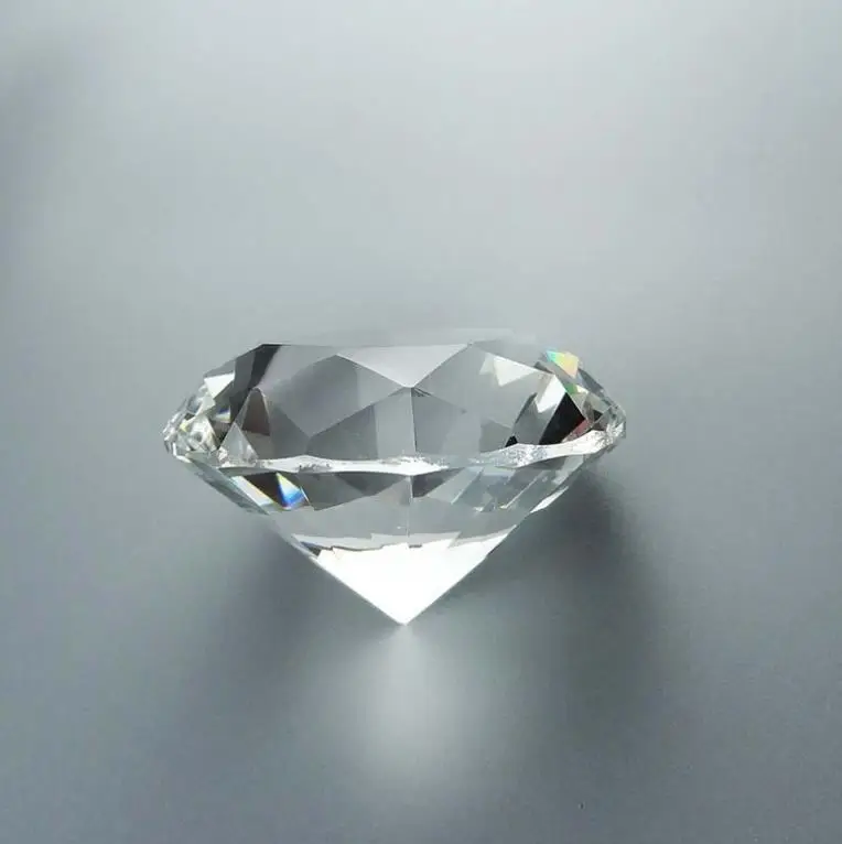 Factory direct hot sale high quality colorful crystal glass diamond for wedding decoration