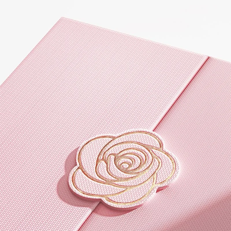 Wholesale Custom Printing Pink Rigid Foldable Magnetic Paper Boxes Cardboard gift Packaging box