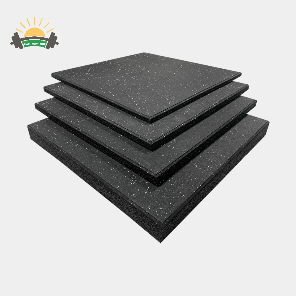 SBR 100cm 15mm 20mm gym rubber mat fitness flooring tile