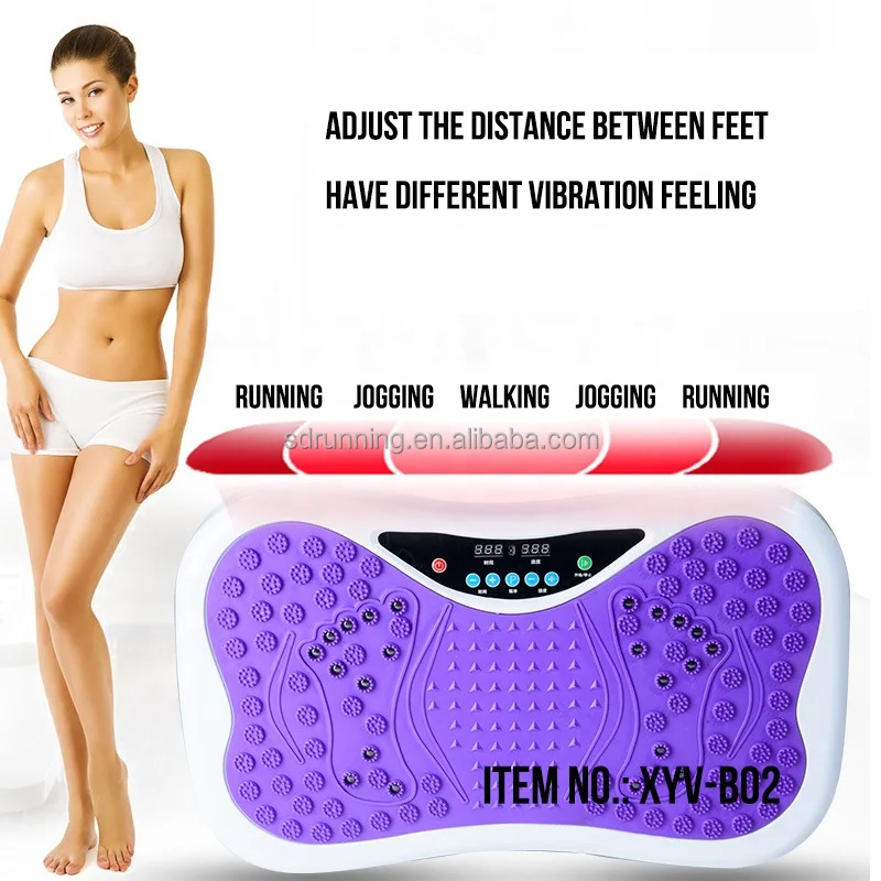
wholesale home exercise 200w LED display 99 levels fitness whole body vibration plate body shaper slimming machine 