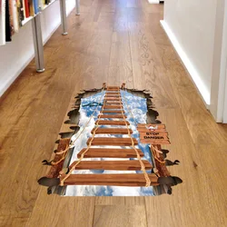 New Large Cosmic Space Star Bridge 3d Wall Sticker Home Decoration