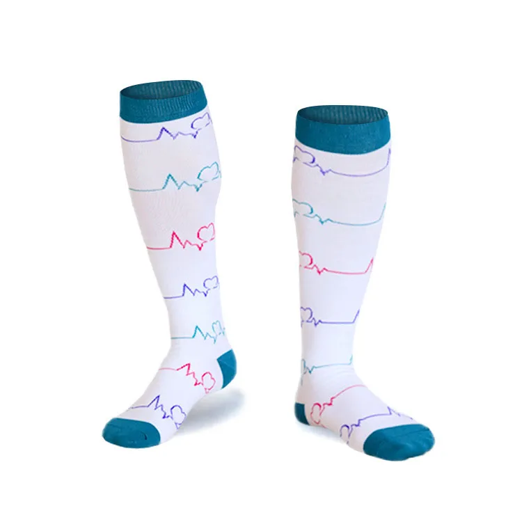 HODEANG Nurse Compression Socks Varicose Veins Socks Outdoor Men Women Running Hiking Sports Socks