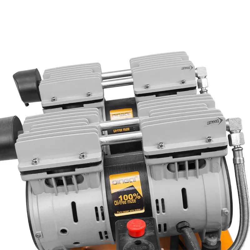 DingQi  0.8Mpa 50L 1600W Oil Free Industrial High Pressure Electric Air Compressor