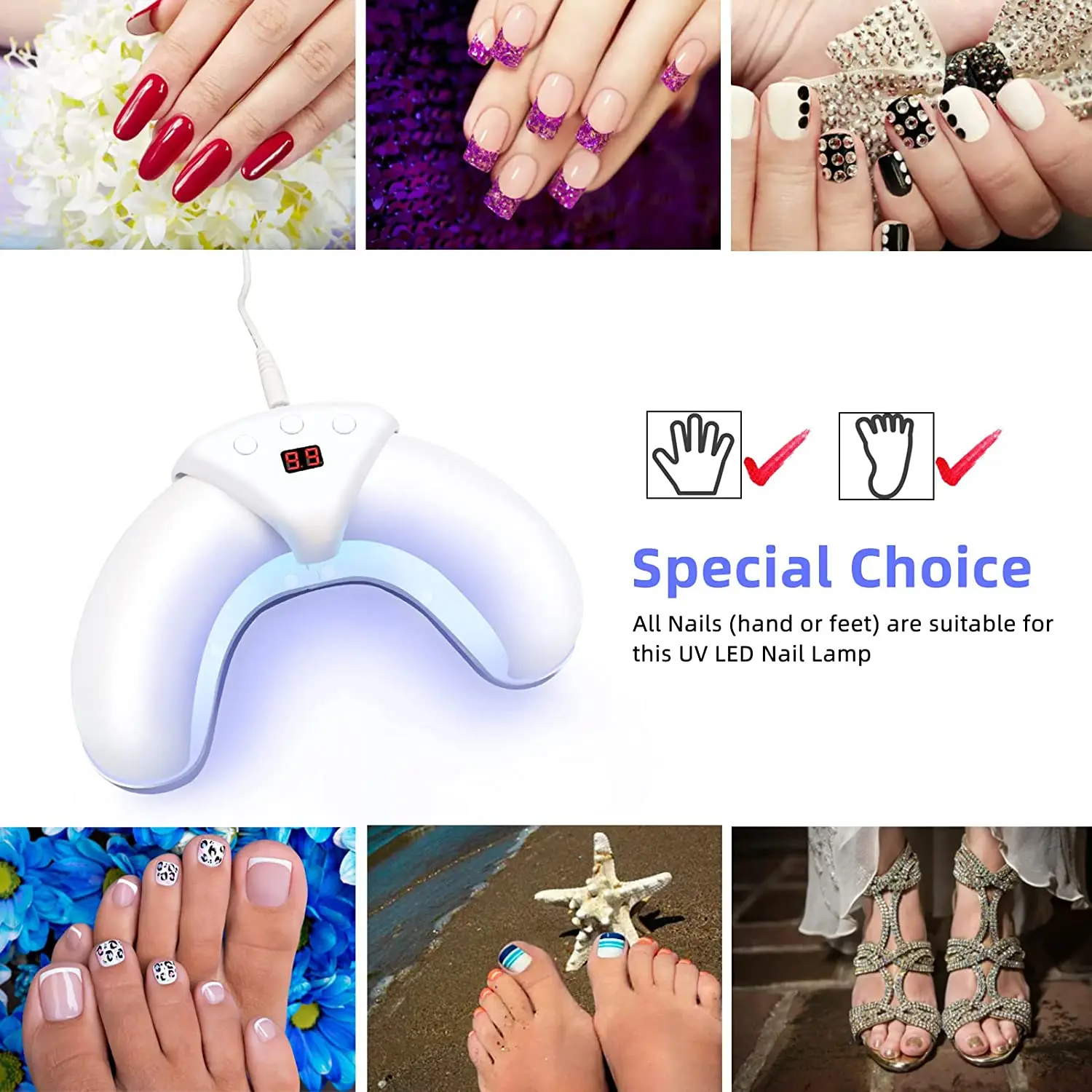 New Design UV Led Lamp Nail Dryer USB Nail Lamp Gel Curing Nail Light