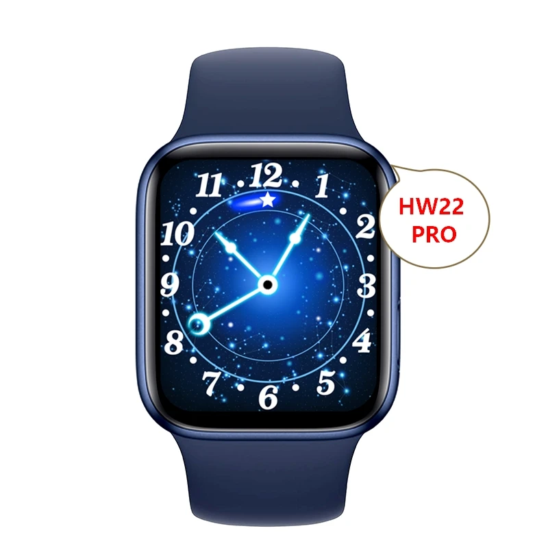 Оригинальный Hw22 Pro Smartwatch серии 6 беспроводной зарядки 1,75 дюймов экран Смарт-часы 2021 монитор сердечного ритма HW22 Pro Смарт-часы
