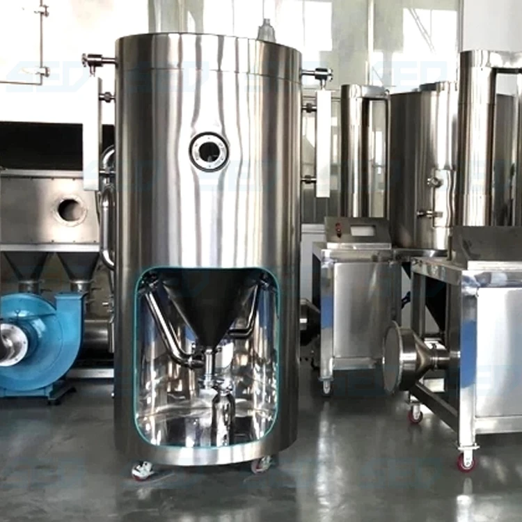 High Speed Stainless Steel Dry Milk Embalming Powder Spray Dryer Drying Machine