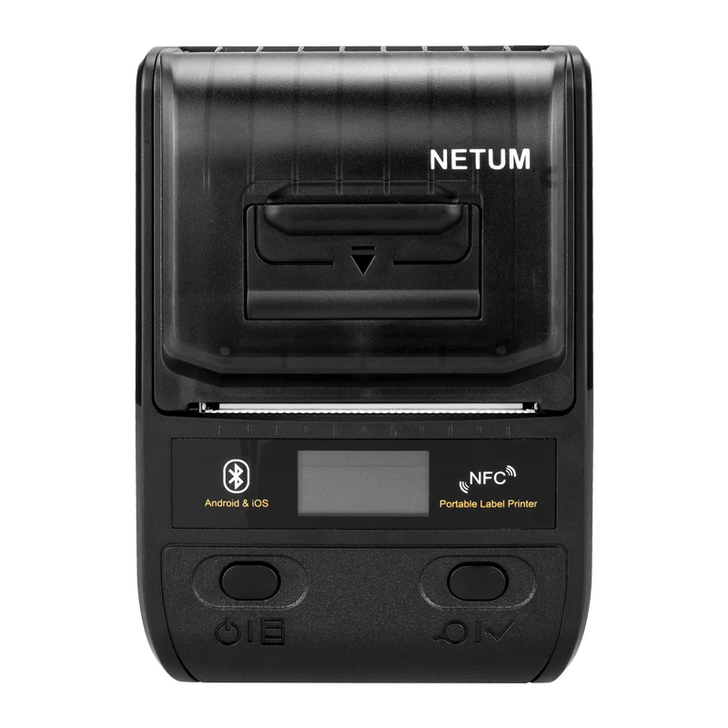  NETUM 58 мм Принтер этикеток портативный 80 синий зуб термопринтер с перезаряжаемой батареей совместимый Android