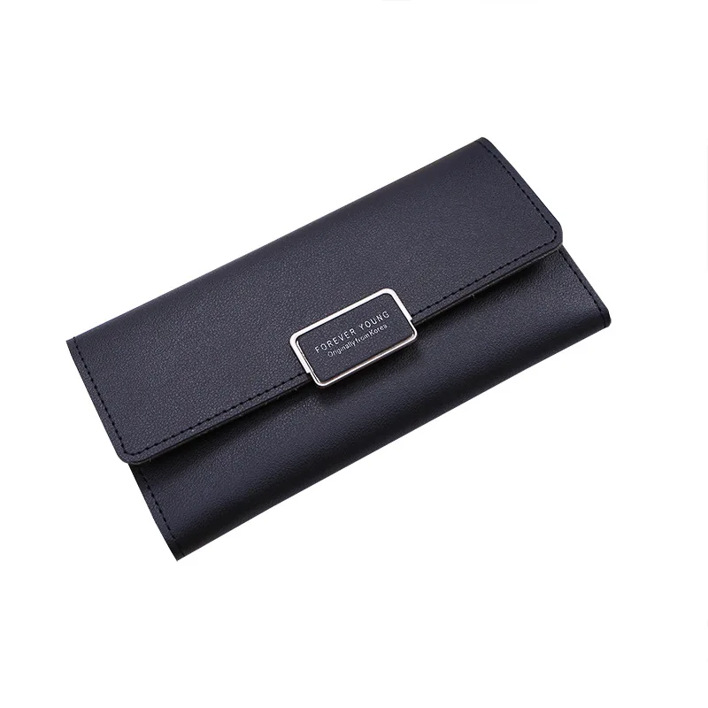 Hot Sale fashion Portable  Waterproof  Purse  Pu  Leather Wallet For  Women