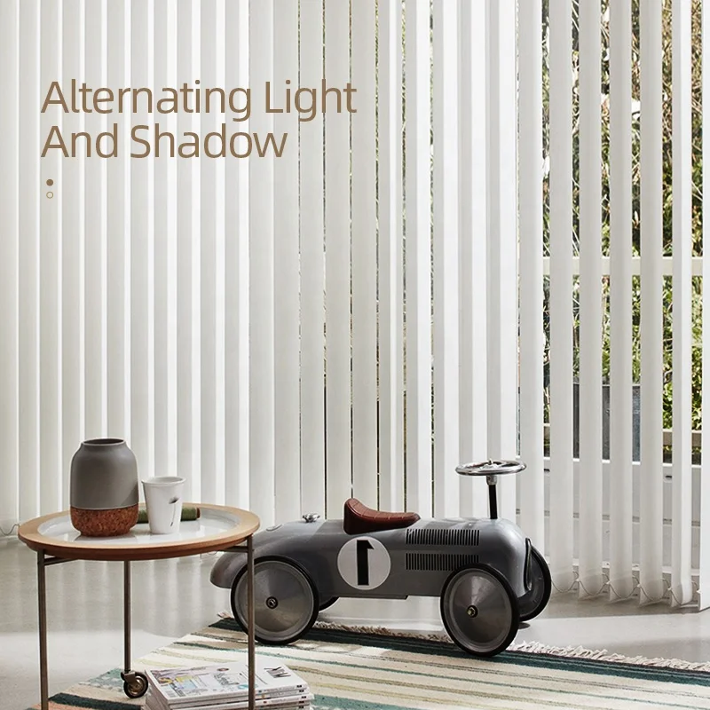 vertical blinds luxury curtain white fabric curtain electric sun shading sheer office curtains Persianas