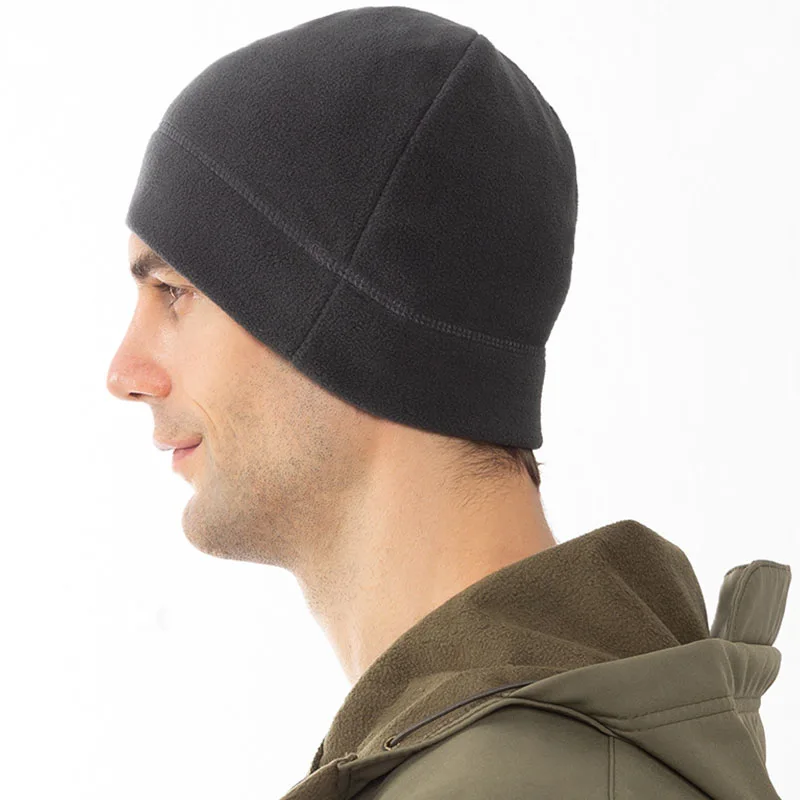 Mens Womens Beanie Fleece Knit Winter Hat Soft Warm Skull Beanie Watch Cap