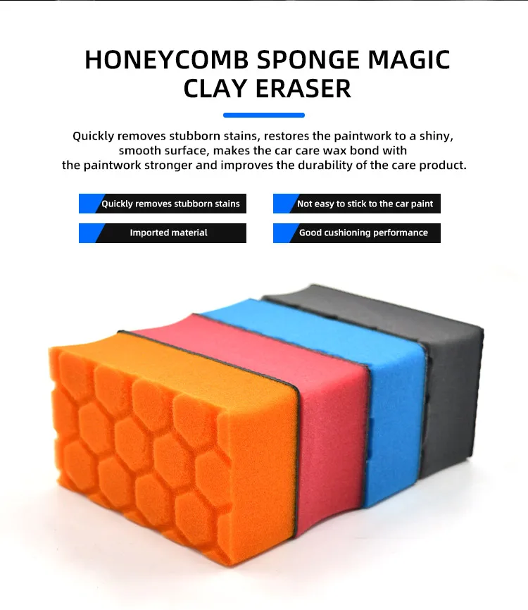 Strong Cleaning Ability Ambilight Car Wash Clay Block Surface Cleaner for Car,Kitchen,Bathroom Cleaning