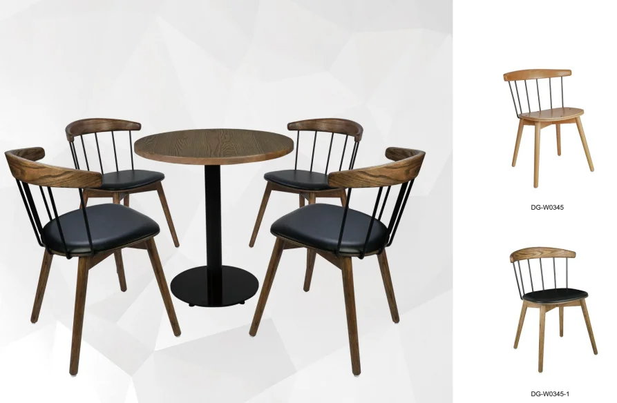 Hotel Restaurant Furniture Dining Furniture for Hotel Dining Chair and Table Set Modern Hotel Furniture