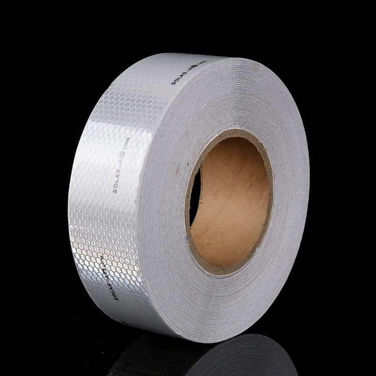 Solas Approved PVC Battenberg Self Adhesive Prismatic Marine Retro Grey Reflective Tape Solas For Life Jacket Lifebuoy
