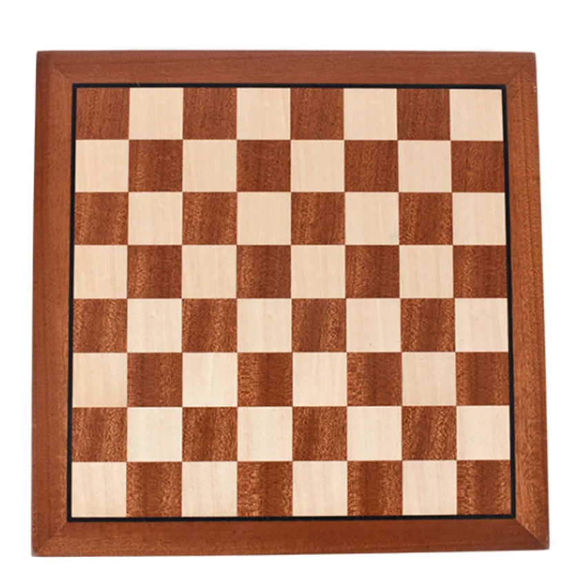Yuanhe Unfolding 50 cm Chess Board Inlaid Squares Deluxe Wood Chess Board Set