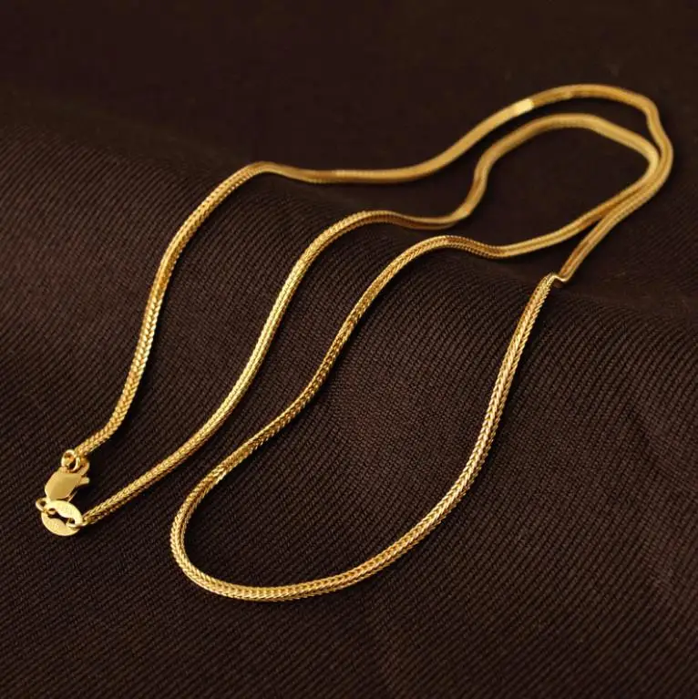 18K Plated Gold Chain, Custom Gold Plated Chain Roll For Jewelry Making Thin