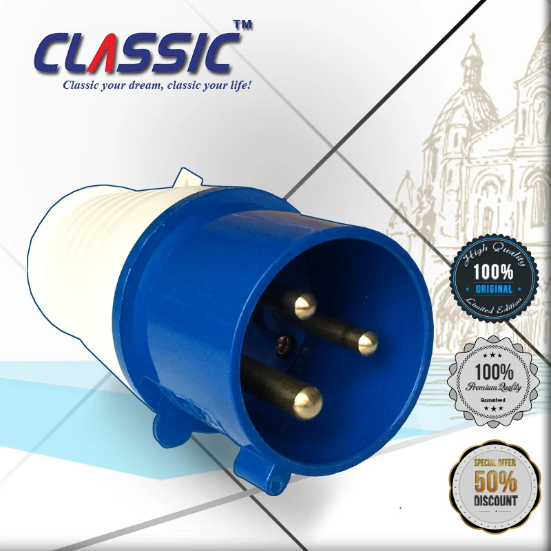 BISON Spare Parts Industrial Plug Black