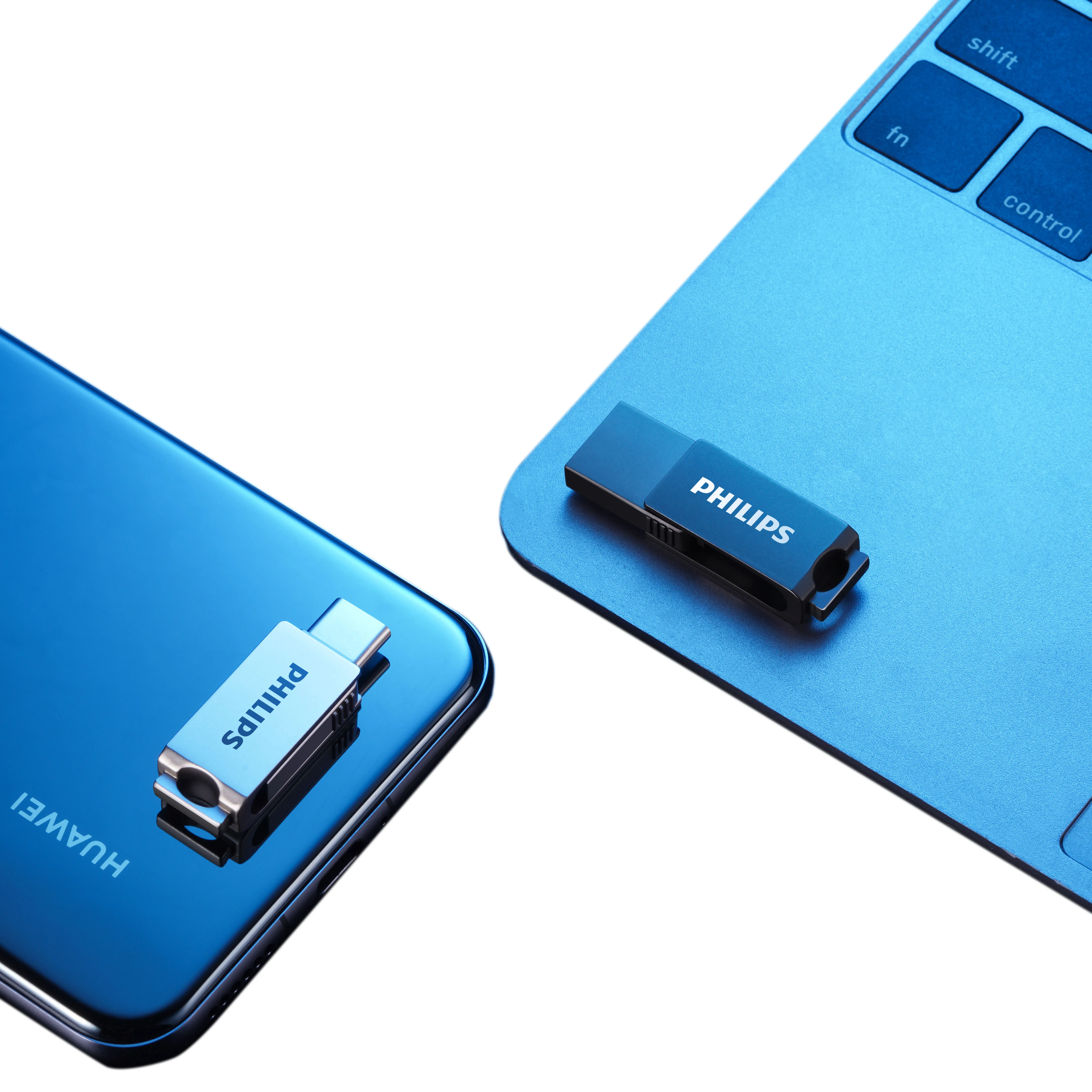 PHILIPS High Speed OTG USB Flash Drive 2.0 3.0 Mini Memory sticks 1GB 2GB 4GB 8GB 16GB 32GB 64GB Metal Rotating USB Stick