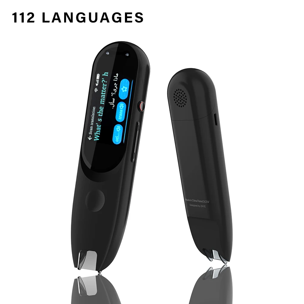 Digital White WIFI ocr English Speaking language machine,Ai smart Translator scan reader Pen