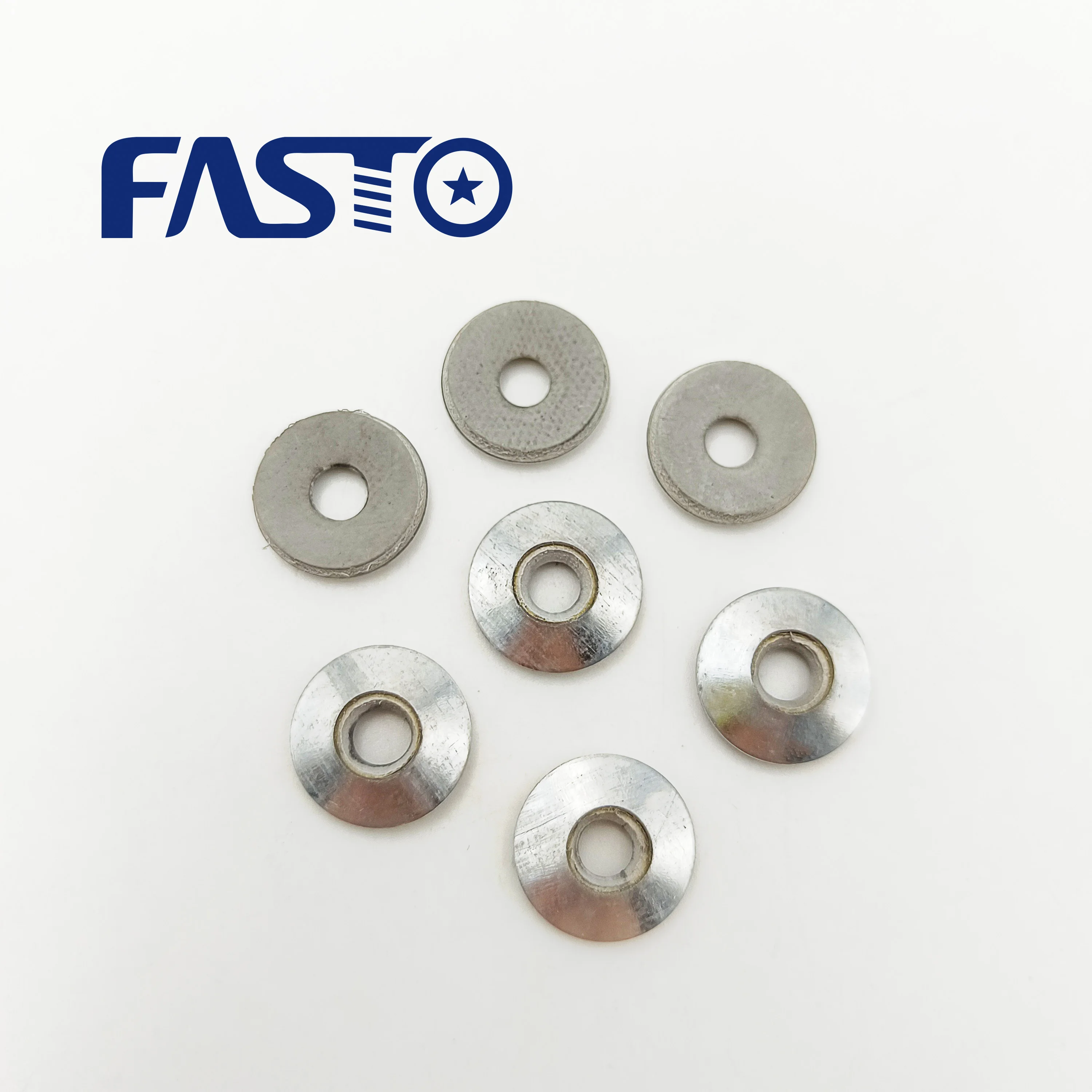 Grey Epdm Bonded Washer Zinc Galvanized Stainless Steel Conical Rubber Epdm Bonded Sealing Washer