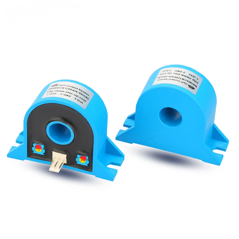 Hall effect current sensor QNDB1 AC 5A 10A 15A 20A 25A 30A 40A 50A DC 4 20ma current transducer Split Core Current Transformer