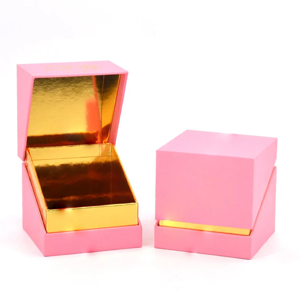 Luxury Custom Paper Candle Container Packaging Boxes For Candles Jar Perfume Gift Box With Lid Gold Foil Holographic Rigid Box