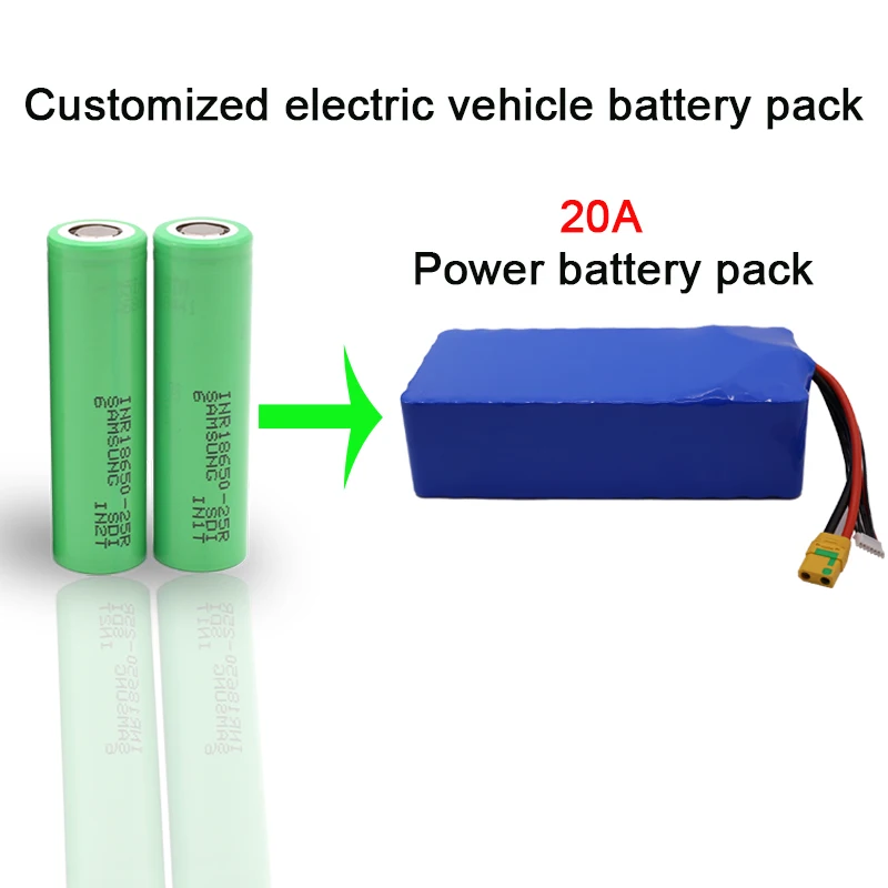 Top selling original  lithium 3.7v 18650-25R 2500mah 20A high rate discharge rechargeable battery 18650 for power tools