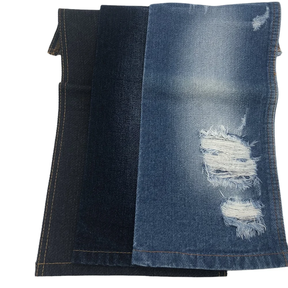 8.7oz blue color  denim jeans fabric