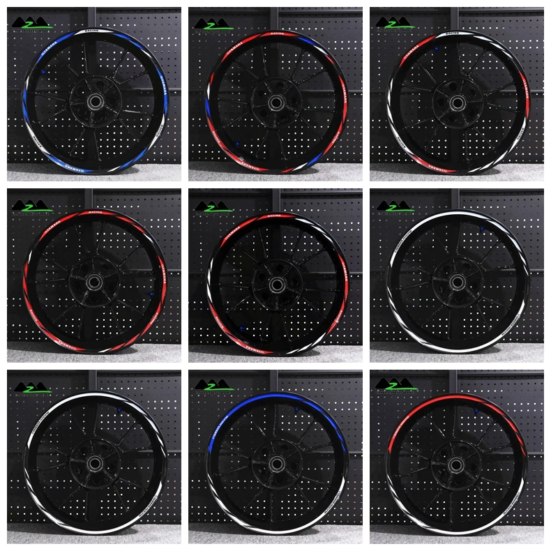 
R6 Motorcycles waterproof Reflective sticker motorcycles Individualization wheel stickers Reflective Rim Stripe Tape 