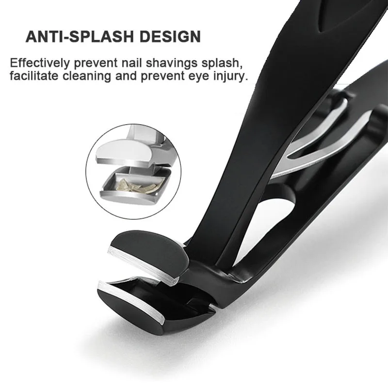 2023 Korea Style Large Nail Clipper Nipper Manicure Care Tools Set Wide Jaw Opening Nail Cutter Trimmer for Men and Women