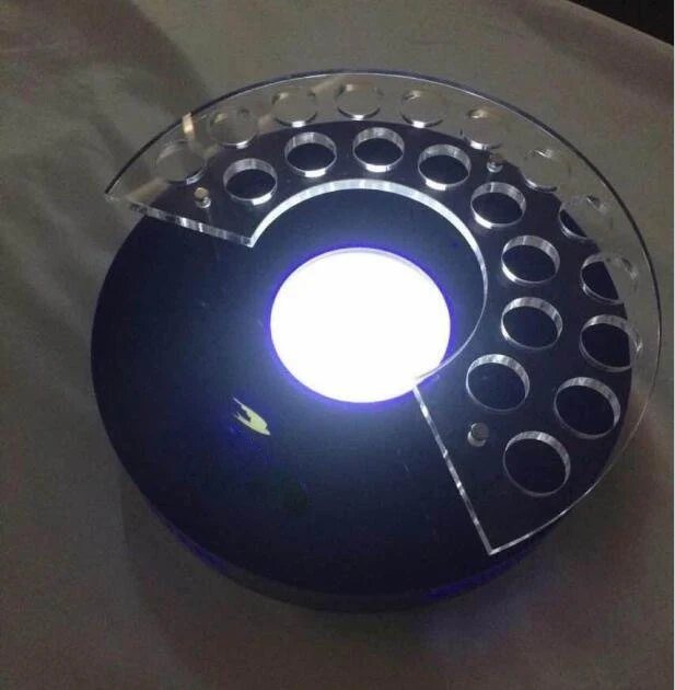 Premium nightclub bar lounge alcohol led cocktail shot glass serving tray for beer wine tequila vodka liquor whiskey martini