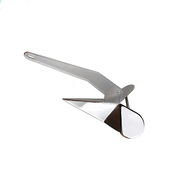  Mirror Polished 8kg 316 Stainless Steel Marine Ships Delta Anchors Accessories for Yacht