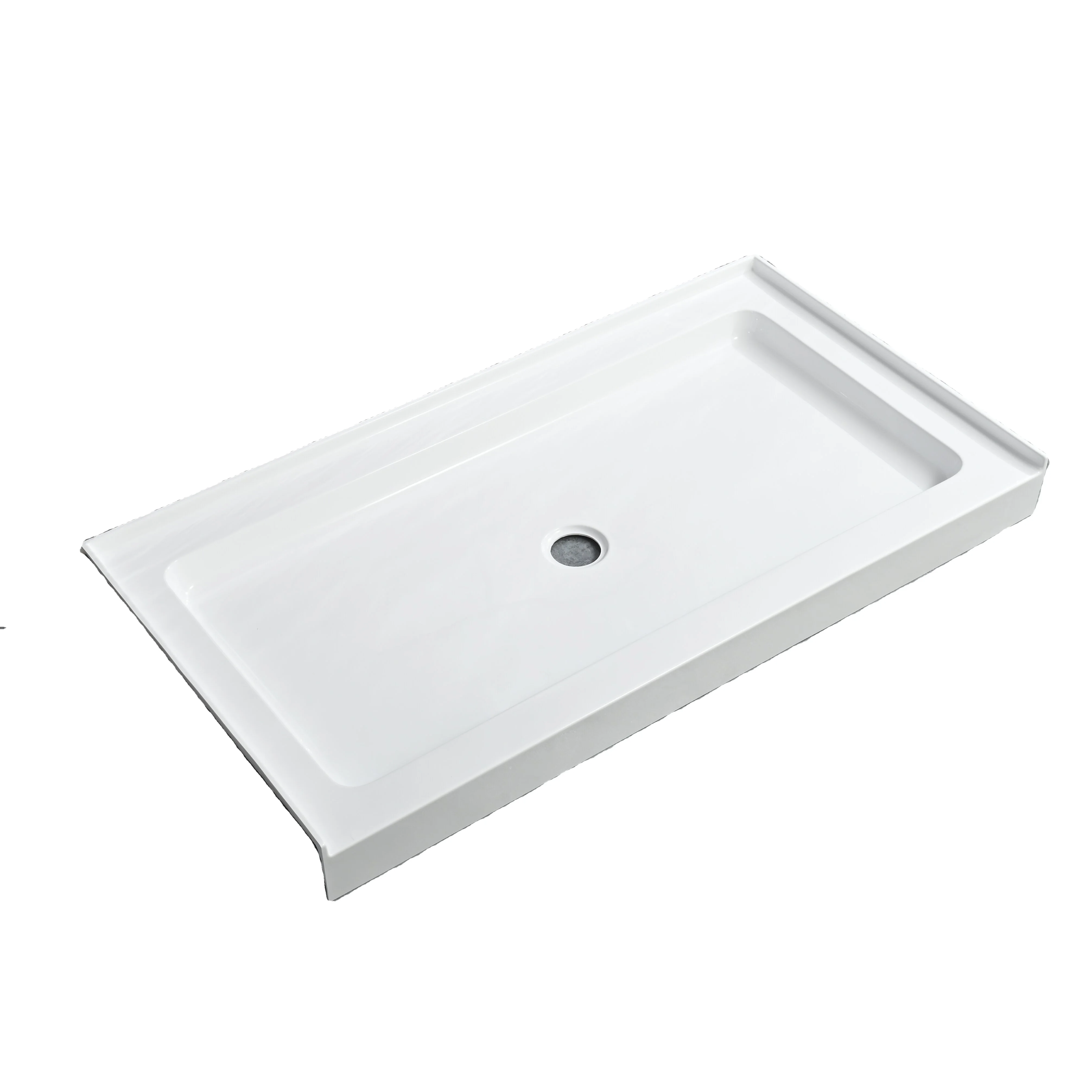 American market High Strength Top Quality Abs Resin Glossy Modern Style Square Shower Tray Shower Base